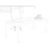 Laminam® office desk Alberic