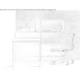 Workstation desk Sautron