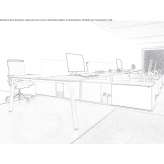 Many wooden desks with shelves Goerzig