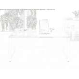 L-shaped desk with drawers Wagnitz