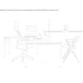 L-shaped work desk Rize
