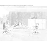Reusable rectangular workstation desk Huelamo