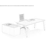 Executive desk with shelves Kloetze