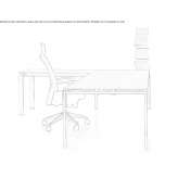 L-shaped satin glass office desk Rize