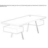 Office desk with drawers Andoain