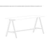 Rectangular laminate desk Klemzig