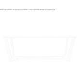 Rectangular table made of wooden veneer Nechi