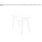 Rectangular office desk Lurano