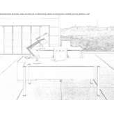 Height-adjustable sectional desk with cable management system Lobith