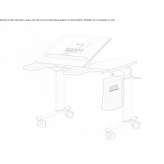 Office desk with height adjustment and electric drive Marcelji