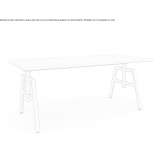 Rectangular desk made of HPL Salvan