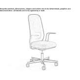 Swivel fabric office chair with armrests Nikulino