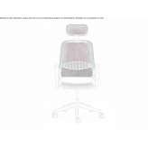 Swivel fabric office chair with headrest Tuskegee