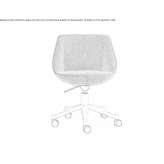 Swivel fabric chair with 5-star base Rocklea