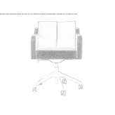 Upholstered office chair Ghioca