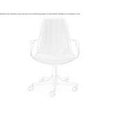 Office chair on wheels with armrests Kallinge