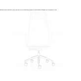 Swivel office chair with 5-star base and headrest Ionview