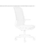 Mesh office chair on wheels with 5-arm base Bessemer