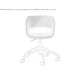 Height adjustable fabric office chair Kirec