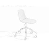 An office chair on trestles Vary