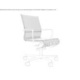 Swivel office chair with height adjustment and armrests Citov