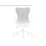 Ergonomic swivel office chair made of Butterfly fabric Coamo