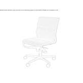 Height-adjustable swivel office chair with wheels Citov