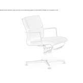 Swivel office chair with height adjustment and armrests Citov