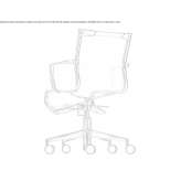 Height-adjustable office chair with wheels and armrests Nisipari