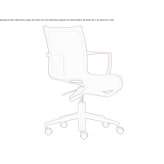 Swivel office chair with height adjustment and armrests Nisipari