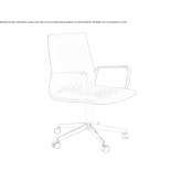 Office chair with armrests Tver