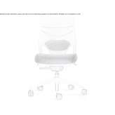 Height-adjustable swivel office chair with 5-arm base Gorno