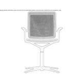 Office chair with armrests and a 4-star base Sepahua