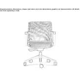 Krzesło biurowe z regulacją wysokości, na kółkach i podstawą z 5 ramionami Hopton