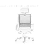 Swivel office chair on wheels Itarana