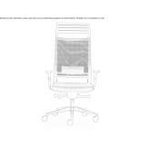 Swivel mesh office chair with headrest Zvecka