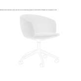 Swivel fabric office chair on wheels Cerbon