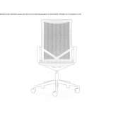 Swivel office chair with high backrest Raynham