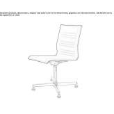 Mesh swivel office chair with 4-arm base Zagornik