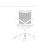 Swivel office chair with medium backrest Raynham