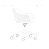 Swivel fabric office chair with armrests Ungrej