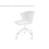 Fabric office chair on wheels with 4-arm base Radnevo