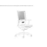Mesh swivel office chair Moroni