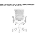 Mesh office chair on wheels with armrests and 5-arm base Muradiye