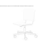 Swivel office chair with a 5-star base Cresevo