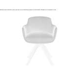 Fabric office chair with armrests Hurley