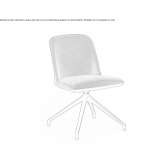 Swivel, upholstered office chair on trestles Edremit