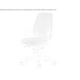 Office chair upholstered in fabric with a 5-star base Mokena
