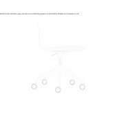 Polypropylene swivel chair with height adjustment Lagnieu