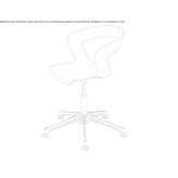 Swivel office chair with a 5-star base Cosby
